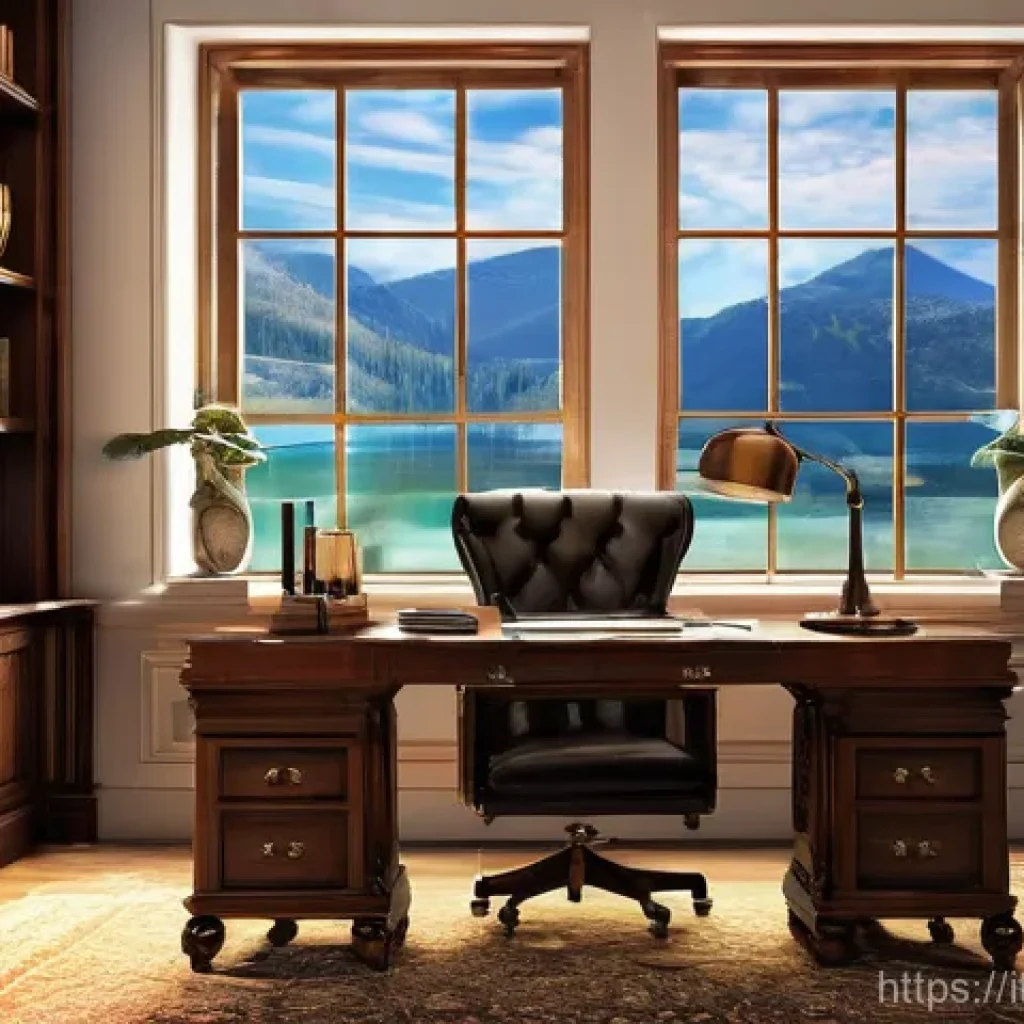 실내건축 전문직으로의 경력 쌓기 - Prompt 1: Aspiring Interior Designer's Study Space**