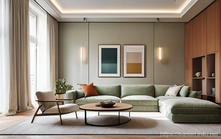 실내건축 자격증 준비 시 필요한 책 - Prompt 1: Emotional and Luminous Italian Living Room**
