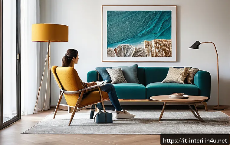 실내건축 프로젝트에서 고객 요구사항 반영법 - A modern interior design consultation scene in a stylish Italian apartment, featuring a professional...